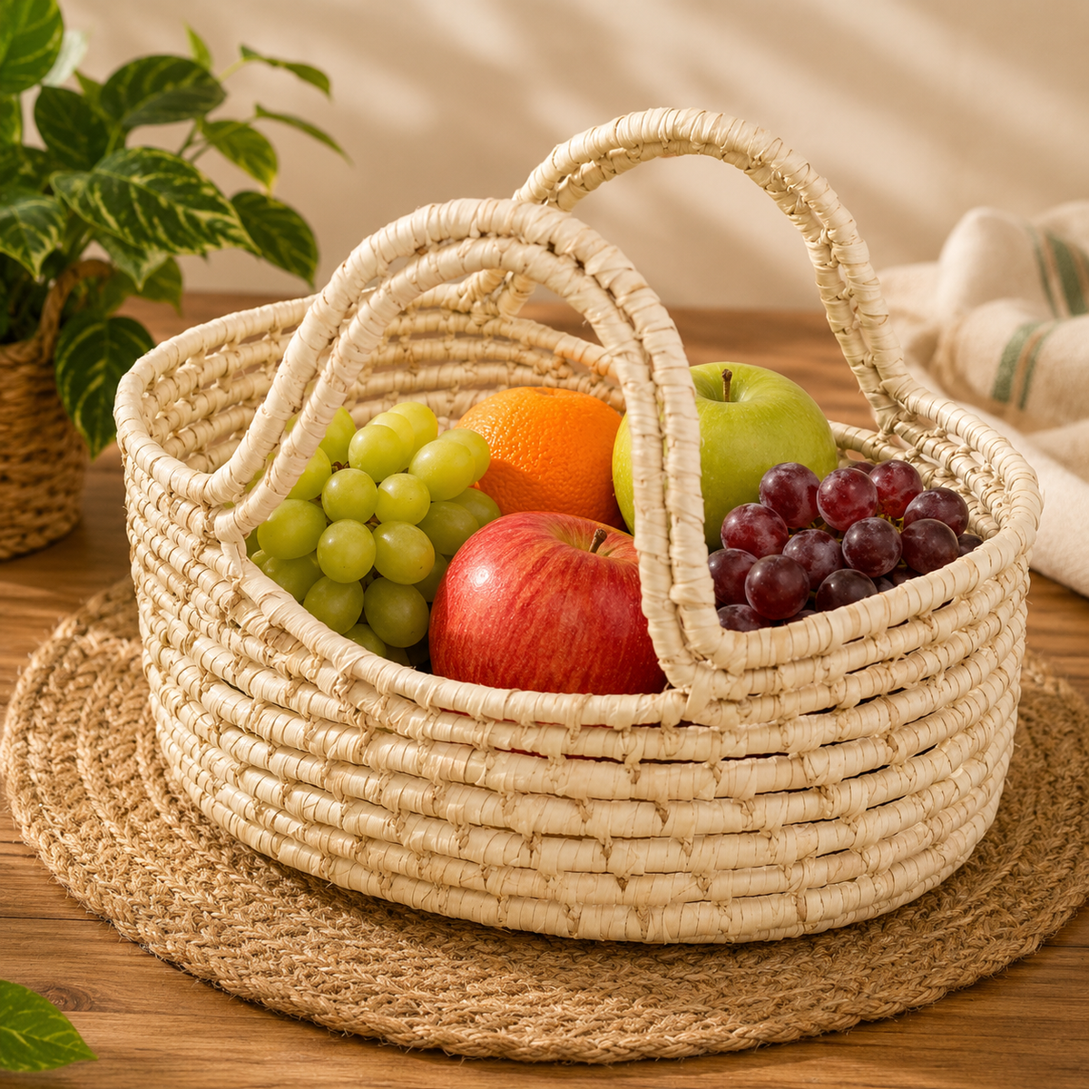 Fruit Basket Set (Oval Shaped)